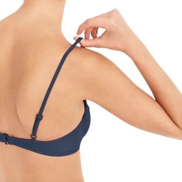 J. Crew 1993 Underwire Surf Hipster Bikini in Black 36A Large NWT - Picture 4 of 9